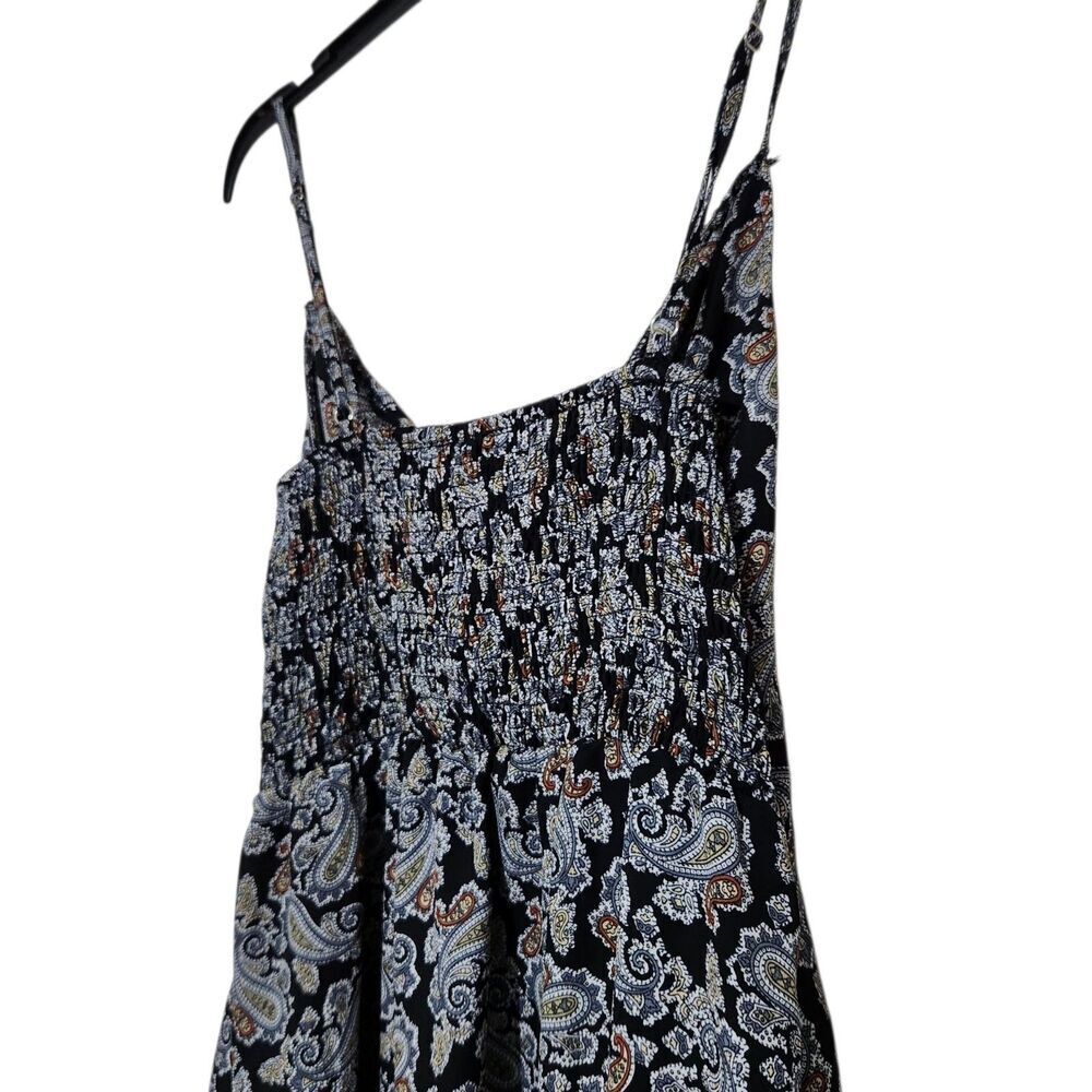 I Love Joah Mini Dress Size Medium Paisley Pattern Sleeveless Pockets.   New - Picture 9 of 12